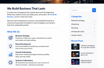 We Build Business: Turning Ideas Into Successful Businesses