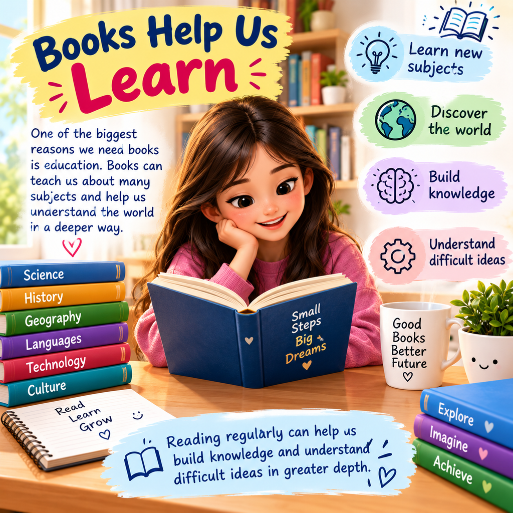 Books Help Us Learn